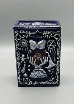 (image for) 3 3/4"x 5 1/2" Book of Spells Tarot box