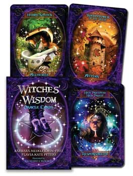 (image for) Witches' Wisdom oracle by Meiklejohn-Free & Peters - Click Image to Close