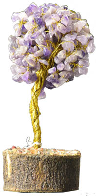 (image for) Amethyst gemstone tree