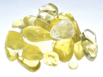 (image for) 1 lb Topaz, Lemon tumbled stones - Click Image to Close