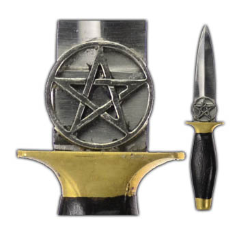 (image for) Pentagram athame - Click Image to Close