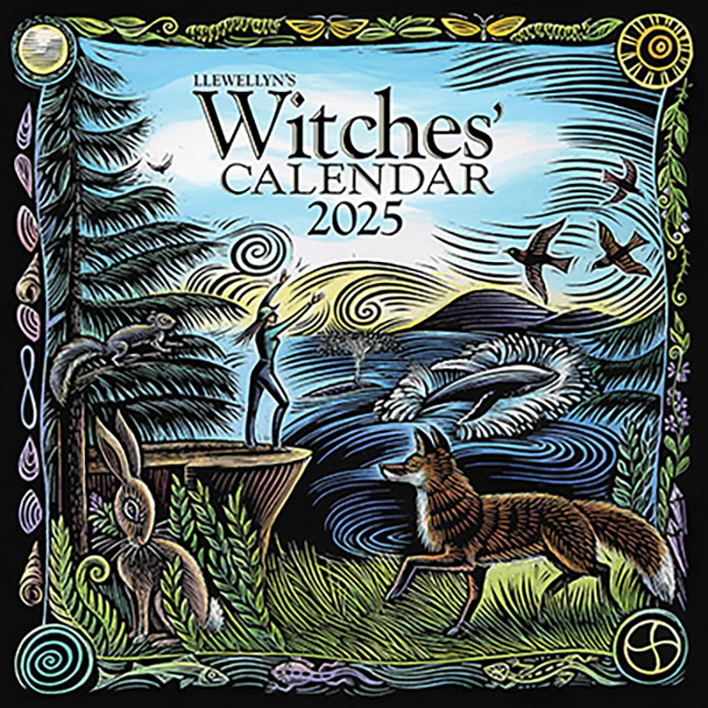 (image for) 2025 Witches' Calendar by Llewellyn