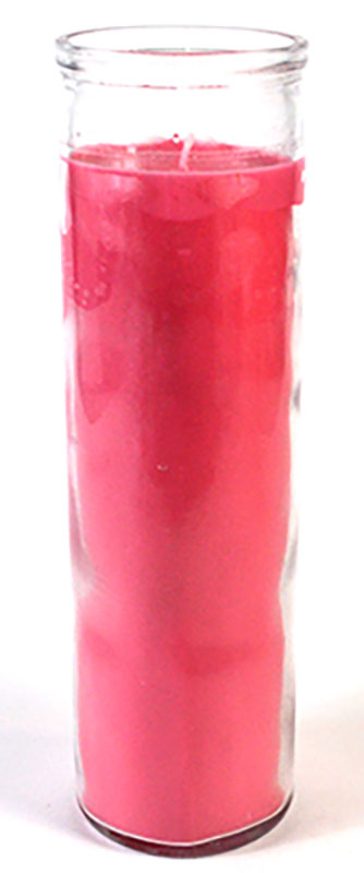 (image for) Pink 7-day jar candle