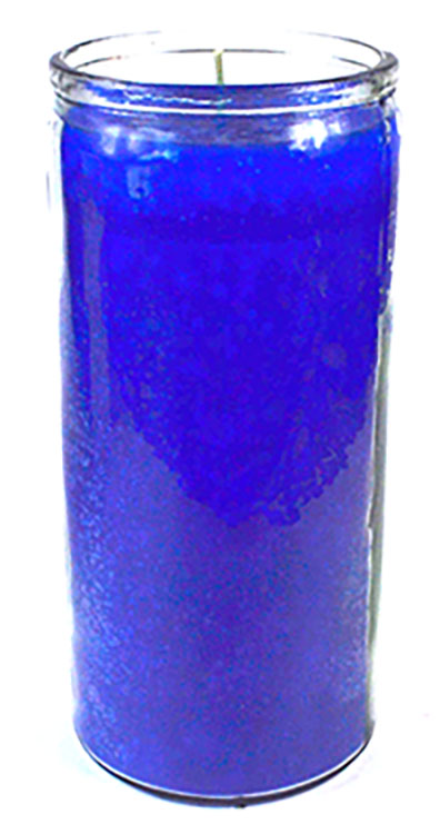 (image for) Blue 14-day jar candle - Click Image to Close