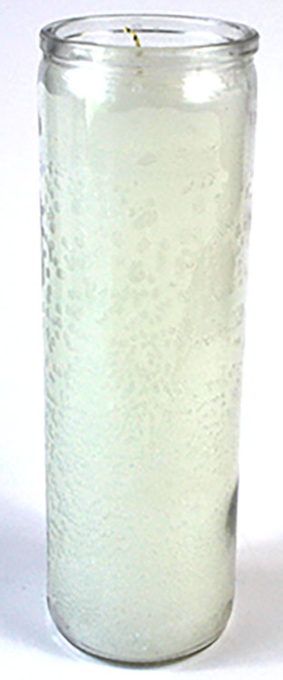 (image for) White 7-day jar candle - Click Image to Close