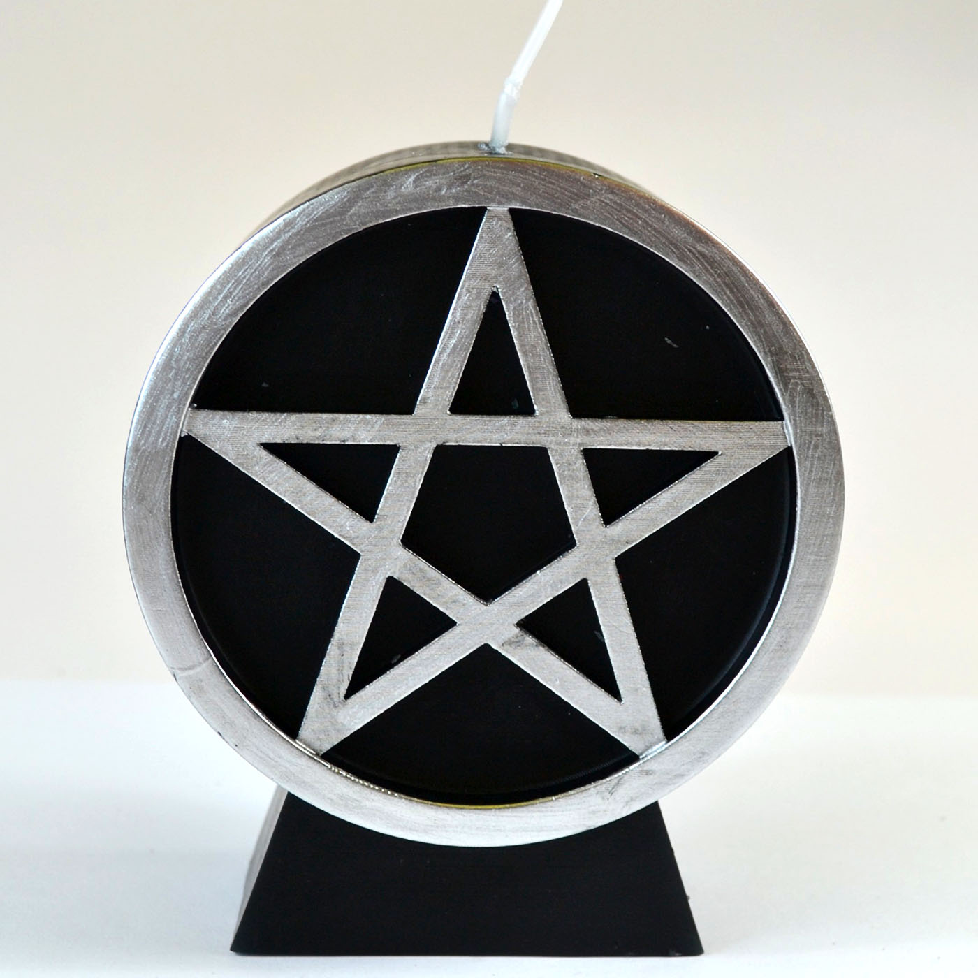 Black Pentacle candle (image for) Black Pentacle candle