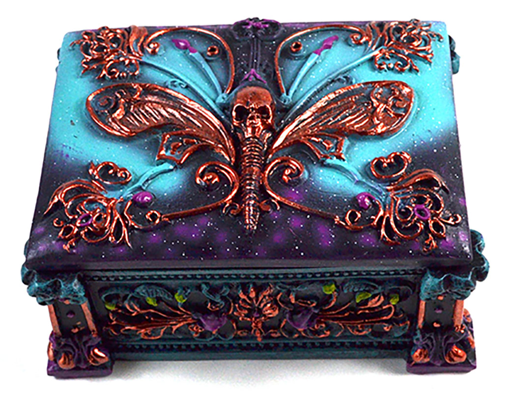 3 1/2"x 5" Death Moth box (image for) 3 1/2"x 5" Death Moth box