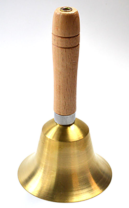 6" brass Hand Bell (image for) 6" brass Hand Bell