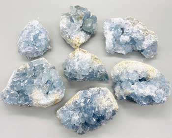 (image for) ~11# Flat of Celestite 1.5-5"