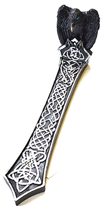 10" Raven incense holder (image for) 10" Raven incense holder