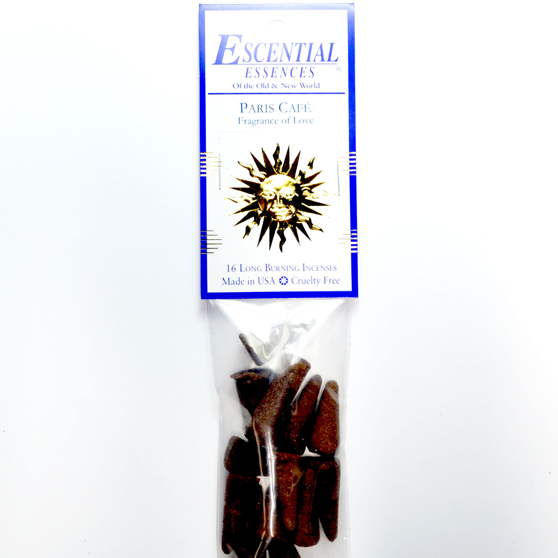 16/pk Paris Cafe escential essences incense cones (image for) 16/pk Paris Cafe escential essences incense cones