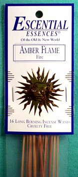 16/pk Amber Flame escential essences incense sticks (image for) 16/pk Amber Flame escential essences incense sticks