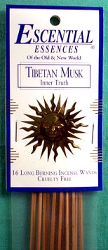 16/pk Tibetan Musk escential essences incense sticks (image for) 16/pk Tibetan Musk escential essences incense sticks