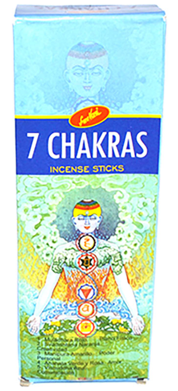 (image for) (box of 6) 7 Chakra sree vani stick - Click Image to Close