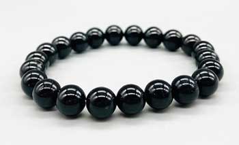 (image for) 8mm Black Tourmaline bracelet