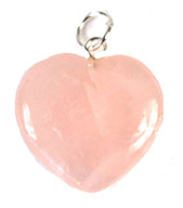 (image for) 7/8" Rose Quartz Heart