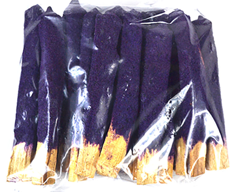 (image for) (set of 25) Lavender Pal Santo dip sticks - Click Image to Close