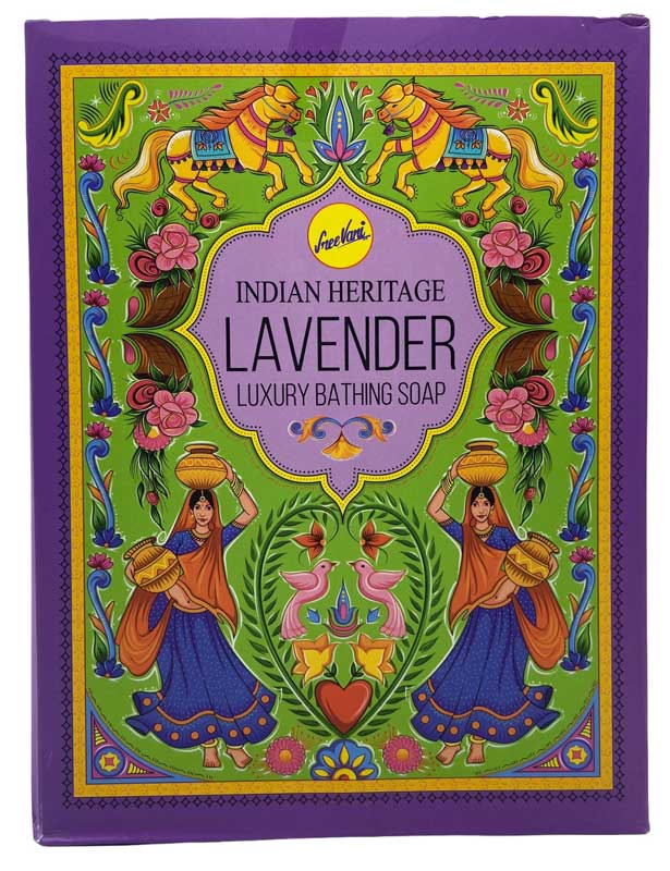 (image for) 75gm Lavender soap indian heritage